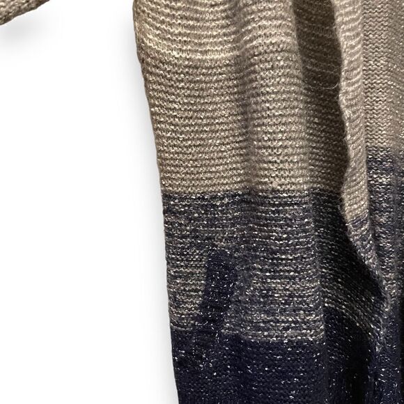 ModCloth Chunky Blue Cardigan Sweater XL - Picture 3 of 4